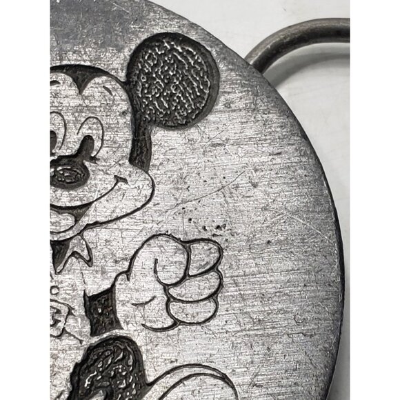 Vintage 1970’s Running Mickey Mouse Belt Buckle Walt Disney Productions - Picture 6 of 11
